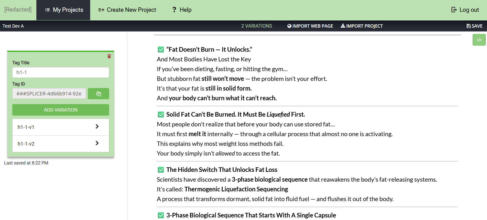 Advertorial Page Builder